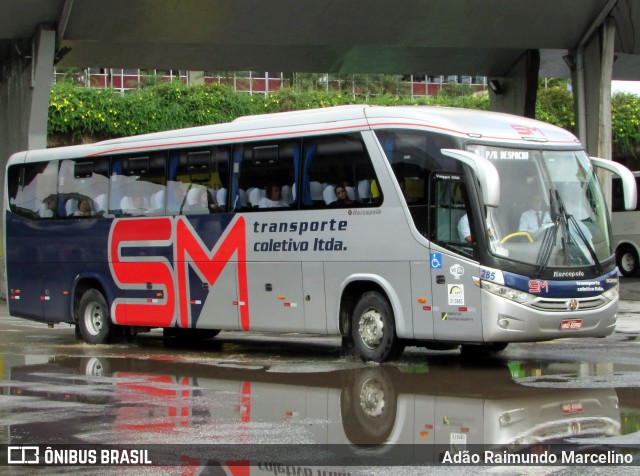 Transporte Coletivo Santa Maria 285 na cidade de Belo Horizonte, Minas Gerais, Brasil, por Adão Raimundo Marcelino. ID da foto: 6452933.