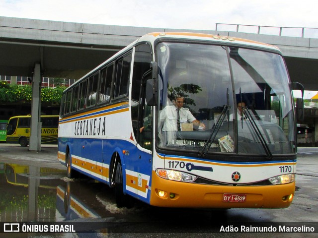 Viação Sertaneja 1170 na cidade de Belo Horizonte, Minas Gerais, Brasil, por Adão Raimundo Marcelino. Número da foto: #6452891.
