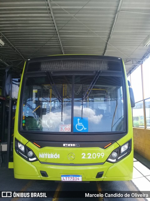 Santo Antônio Transportes Niterói 2.2.099 na cidade de Niterói, Rio de Janeiro, Brasil, por Marcelo Candido de Oliveira. Número da foto: #6452544.