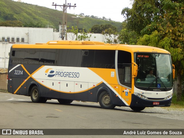 Viação Progresso 32314 na cidade de Juiz de Fora, Minas Gerais, Brasil, por André Luiz Gomes de Souza. ID da foto: 6452489.