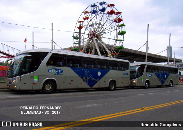 RST Turismo 5438 na cidade de Blumenau, Santa Catarina, Brasil, por Reinaldo Gonçalves. ID da foto: 6452585.