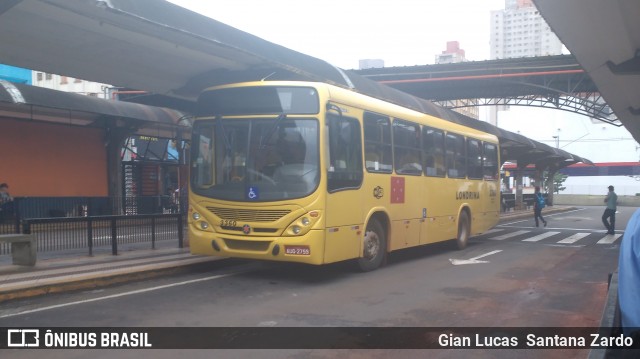 TCGL - Transportes Coletivos Grande Londrina 3360 na cidade de Londrina, Paraná, Brasil, por Gian Lucas  Santana Zardo. ID da foto: 6453749.