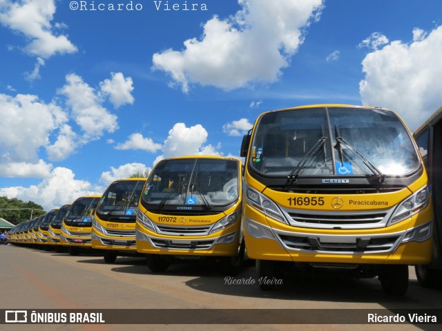 Viação Piracicabana Distrito Federal 116955 na cidade de Planaltina, Distrito Federal, Brasil, por Ricardo Vieira. Número da foto: #6454281.