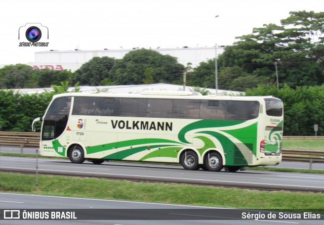Empresa de Transportes Coletivos Volkmann 1700 na cidade de Sumaré, São Paulo, Brasil, por Sérgio de Sousa Elias. Número da foto: #6455122.