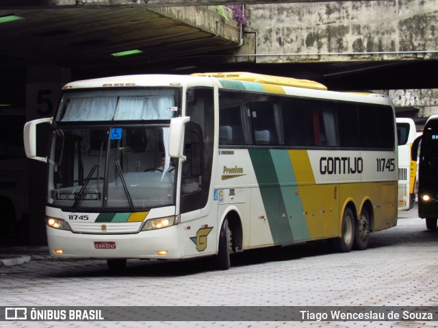 Empresa Gontijo de Transportes 11745 na cidade de Belo Horizonte, Minas Gerais, Brasil, por Tiago Wenceslau de Souza. ID da foto: 6453798.