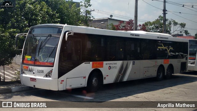 Metra - Sistema Metropolitano de Transporte 5208 na cidade de São Paulo, São Paulo, Brasil, por Asprilla Matheus. ID da foto: 6455110.