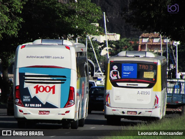 Real Auto Ônibus A41190 na cidade de Rio de Janeiro, Rio de Janeiro, Brasil, por Leonardo Alecsander. Número da foto: #6453958.