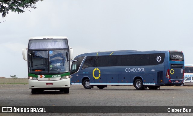 Empresa Gontijo de Transportes 20045 na cidade de Vitória da Conquista, Bahia, Brasil, por Cleber Bus. ID da foto: 6453376.