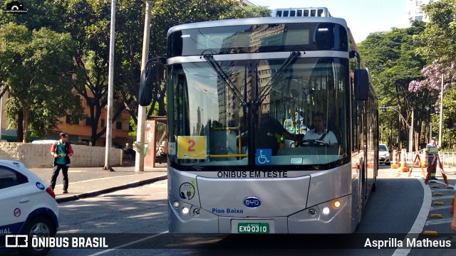 SPTrans - São Paulo Transporte BYD na cidade de São Paulo, São Paulo, Brasil, por Asprilla Matheus. Número da foto: #6455051.
