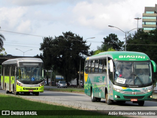 EBT - Expresso Biagini Transportes 8005 na cidade de Belo Horizonte, Minas Gerais, Brasil, por Adão Raimundo Marcelino. Número da foto: #6454729.