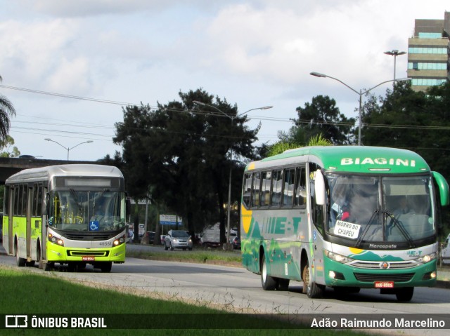 EBT - Expresso Biagini Transportes 8005 na cidade de Belo Horizonte, Minas Gerais, Brasil, por Adão Raimundo Marcelino. ID da foto: 6454729.