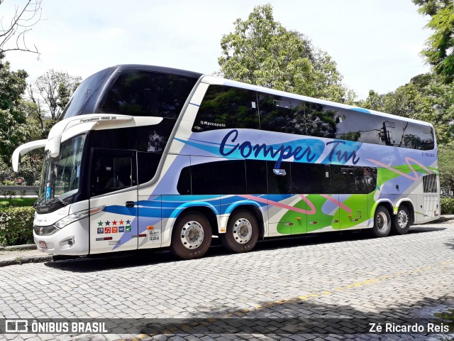 ComperTur Transportes Turísticos 12250 na cidade de Petrópolis, Rio de Janeiro, Brasil, por Zé Ricardo Reis. Número da foto: #6454601.