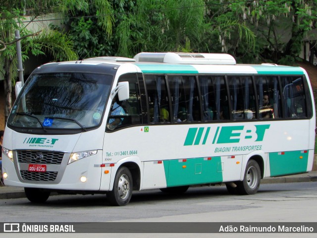 EBT - Expresso Biagini Transportes 8236 na cidade de Belo Horizonte, Minas Gerais, Brasil, por Adão Raimundo Marcelino. Número da foto: #6457045.