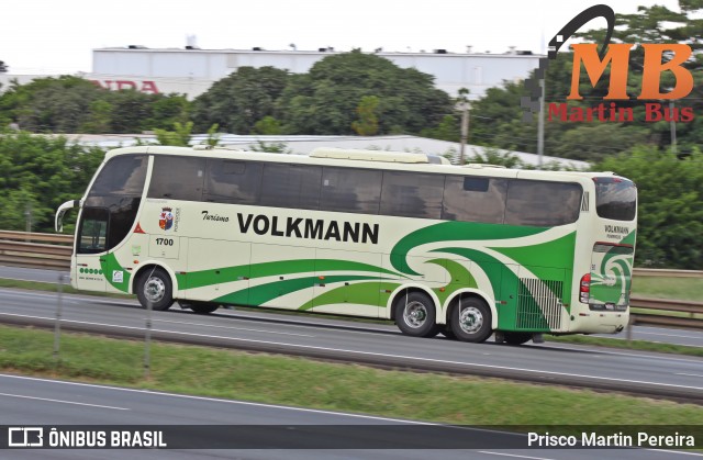Empresa de Transportes Coletivos Volkmann 1700 na cidade de Sumaré, São Paulo, Brasil, por Prisco Martin Pereira. Número da foto: #6455922.