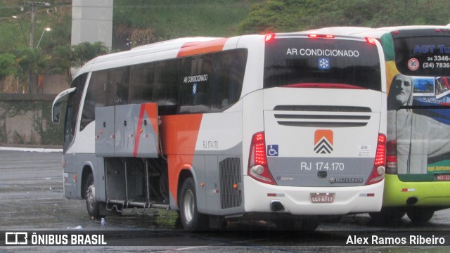 Viação Cidade do Aço RJ 174.170 na cidade de Aparecida, São Paulo, Brasil, por Alex Ramos Ribeiro. Número da foto: #6456860.