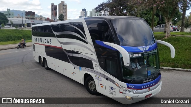 Reunidas Transportes Coletivos 38805 na cidade de Brusque, Santa Catarina, Brasil, por Daniel Cezari. Número da foto: #6455989.