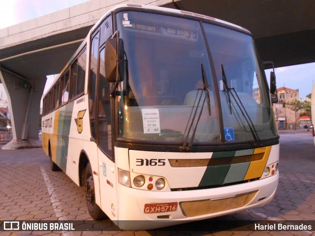 Empresa Gontijo de Transportes 3165 na cidade de Belo Horizonte, Minas Gerais, Brasil, por Hariel Bernades. ID da foto: 6455529.