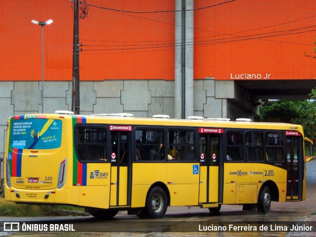 Mobibrasil São Lourenço >>> Mobi-PE 2.815 na cidade de Camaragibe, Pernambuco, Brasil, por Luciano Ferreira de Lima Júnior. ID da foto: 6455461.