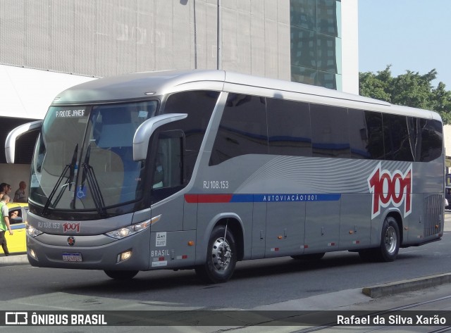 Auto Viação 1001 RJ 108.153 na cidade de Rio de Janeiro, Rio de Janeiro, Brasil, por Rafael da Silva Xarão. Número da foto: #6456953.