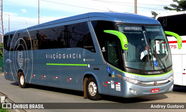 Viação Garcia 8154 na cidade de Brasil, por Andrey Gustavo. Número da foto: #6456718.
