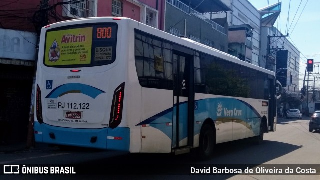 Auto Viação Vera Cruz - Belford Roxo RJ 112.122 na cidade de Brasil, por David Barbosa de Oliveira da Costa. ID da foto: 6459030.