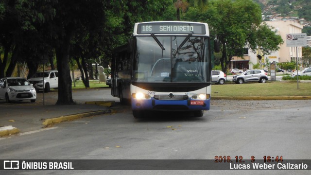 Transol Transportes Coletivos 0202 na cidade de Florianópolis, Santa Catarina, Brasil, por Lucas Weber Calizario. Número da foto: #6459583.