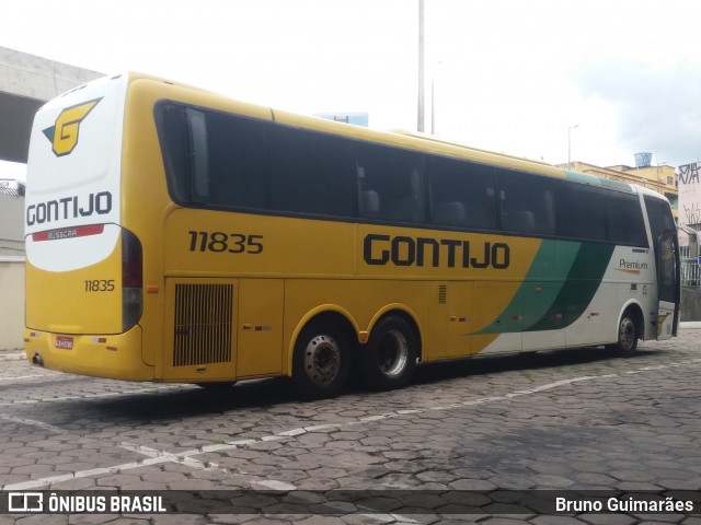 Empresa Gontijo de Transportes 11835 na cidade de Belo Horizonte, Minas Gerais, Brasil, por Bruno Guimarães. ID da foto: 6459645.