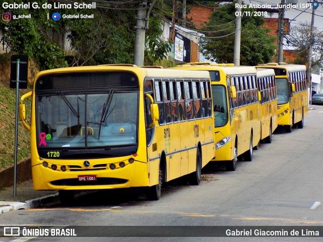 Viação Leme 1720 na cidade de Jundiaí, São Paulo, Brasil, por Gabriel Giacomin de Lima. Número da foto: #6458975.