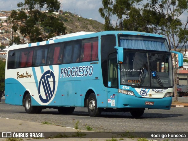 Auto Viação Progresso 6108 na cidade de Caruaru, Pernambuco, Brasil, por Rodrigo Fonseca. Número da foto: #6458849.