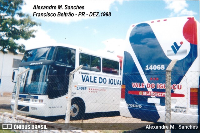 Viação Vale do Iguaçu 14068 na cidade de Francisco Beltrão, Paraná, Brasil, por Alexandre M.  Sanches. Número da foto: #6458218.