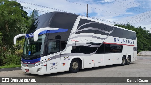 Reunidas Transportes Coletivos 38805 na cidade de Brusque, Santa Catarina, Brasil, por Daniel Cezari. Número da foto: #6457895.