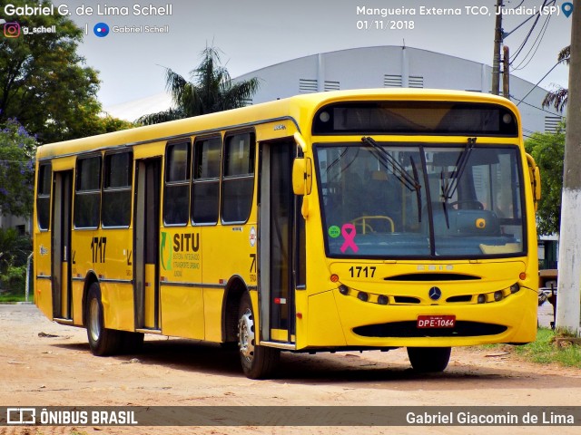 Viação Leme 1717 na cidade de Jundiaí, São Paulo, Brasil, por Gabriel Giacomin de Lima. Número da foto: #6459001.