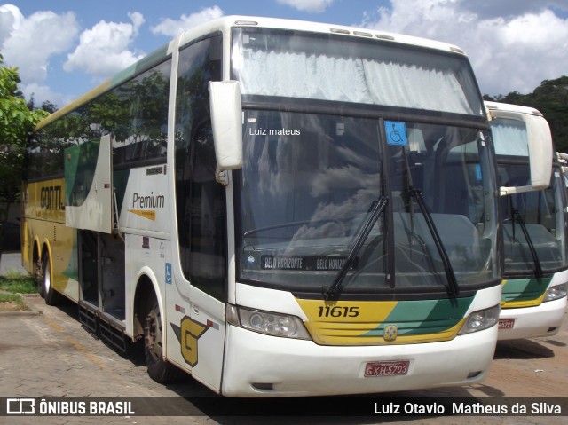 Empresa Gontijo de Transportes 11615 na cidade de Belo Horizonte, Minas Gerais, Brasil, por Luiz Otavio Matheus da Silva. Número da foto: #6458459.