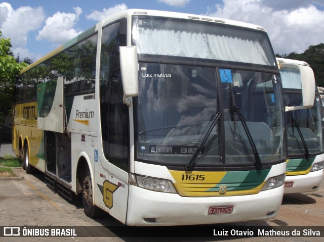 Empresa Gontijo de Transportes 11615 na cidade de Belo Horizonte, Minas Gerais, Brasil, por Luiz Otavio Matheus da Silva. ID da foto: 6458459.