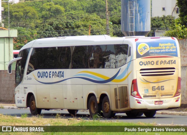 Viação Ouro e Prata 646 na cidade de Cuiabá, Mato Grosso, Brasil, por Paulo Sergio Alves Venancio. Número da foto: #6459046.