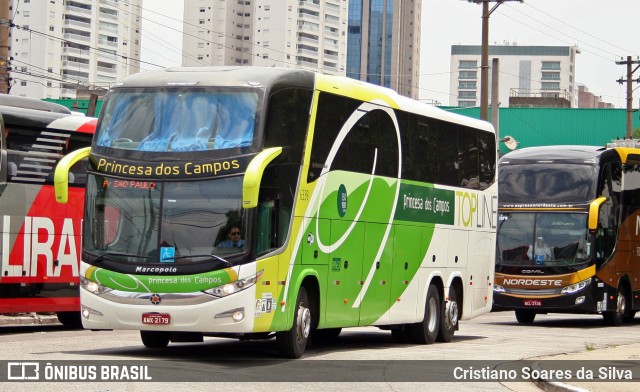 Expresso Princesa dos Campos 6339 na cidade de São Paulo, São Paulo, Brasil, por Cristiano Soares da Silva. ID da foto: 6462150.