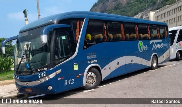 OnTime Transportadora Turística RJ 539.008 na cidade de Brasil, por Rafael Santos. Número da foto: #6460183.