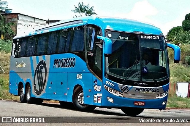 Auto Viação Progresso 6146 na cidade de Fortaleza, Ceará, Brasil, por Vicente de Paulo Alves. ID da foto: 6460939.