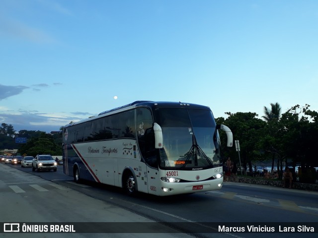 Británica Transportes 45021 na cidade de Ubatuba, São Paulo, Brasil, por Marcus Vinicius Lara Silva. ID da foto: 6461681.