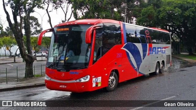 Viação Santana Iapó 2501 na cidade de Curitiba, Paraná, Brasil, por Gean Oliveira. Número da foto: #6460811.
