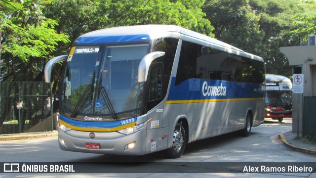 Viação Cometa 18539 na cidade de São Paulo, São Paulo, Brasil, por Alex Ramos Ribeiro. Número da foto: #6461580.