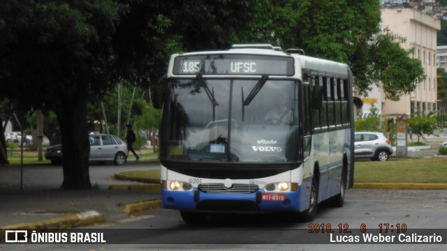 Transol Transportes Coletivos 0201 na cidade de Florianópolis, Santa Catarina, Brasil, por Lucas Weber Calizario. Número da foto: #6461321.