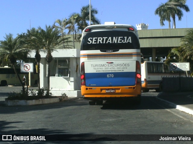 Viação Sertaneja 670 na cidade de Curvelo, Minas Gerais, Brasil, por Josimar Vieira. Número da foto: #6460530.