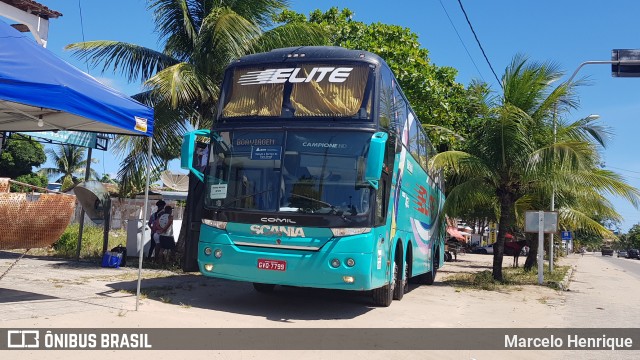 Elite Turismo 07745 na cidade de Nova Viçosa, Bahia, Brasil, por Marcelo Henrique. ID da foto: 6461517.