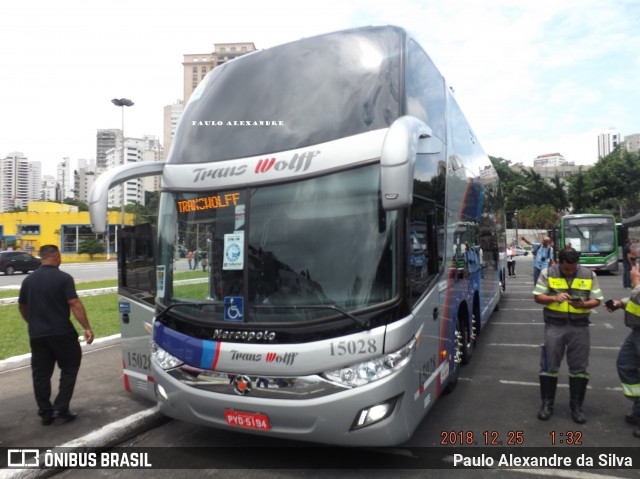 Trans Wolff Transportes e Turismo 15028 na cidade de São Paulo, São Paulo, Brasil, por Paulo Alexandre da Silva. ID da foto: 6463072.