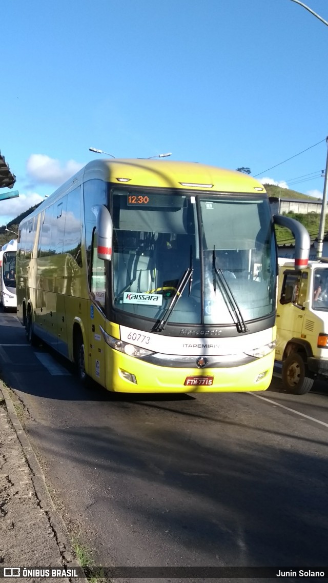 Viação Itapemirim 60773 na cidade de Juiz de Fora, Minas Gerais, Brasil, por Junin Solano. Número da foto: #6462659.