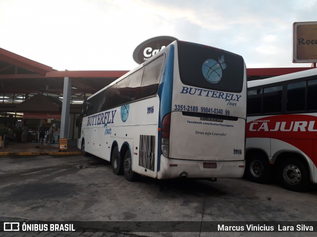 Butterfly Transportes e Turismo 2016 na cidade de Perdões, Minas Gerais, Brasil, por Marcus Vinicius Lara Silva. ID da foto: 6463905.