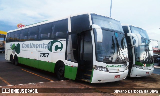 Viação Continental de Transportes 1057 na cidade de Ribeirão Preto, São Paulo, Brasil, por Silvano Barboza da Silva. ID da foto: 6464408.