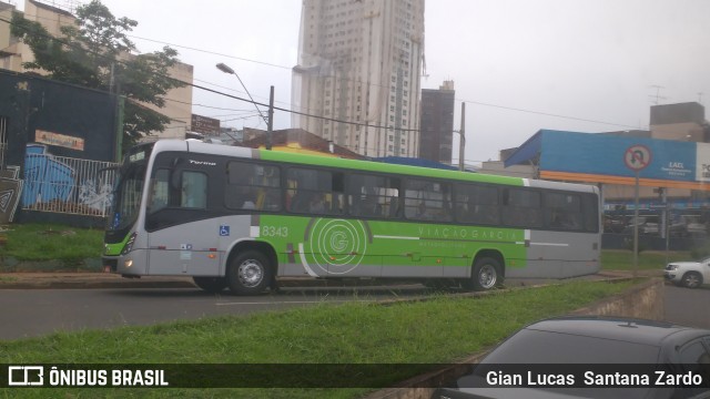 Viação Garcia 8343 na cidade de Londrina, Paraná, Brasil, por Gian Lucas  Santana Zardo. ID da foto: 6464824.