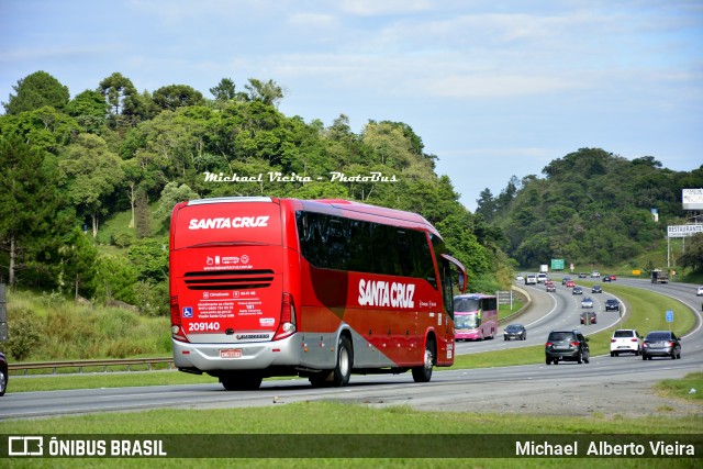 Viação Santa Cruz 209140 na cidade de Santana de Parnaíba, São Paulo, Brasil, por Michael  Alberto Vieira. Número da foto: #6466024.